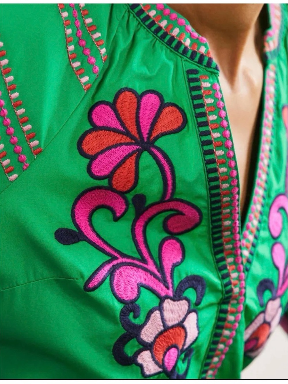 EUC - BODEN Natalie Embroidered Maxi Dress - Picture 5 of 10